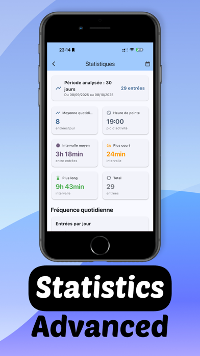 Urine tracker screenshot 2