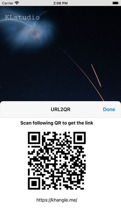 URL2QR Extension screenshot 3