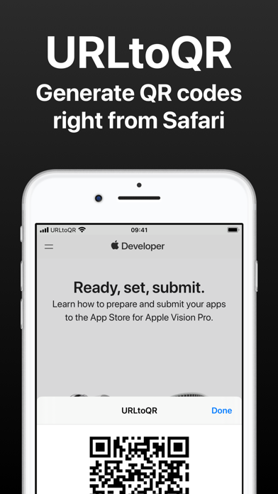 URLtoQR extension screenshot 2