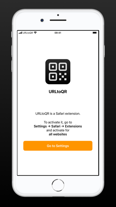 URLtoQR extension screenshot 1