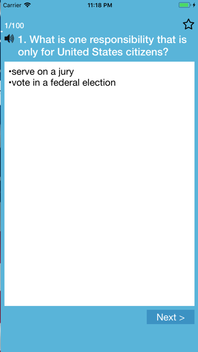 US Citizenship Test 2026 screenshot 1