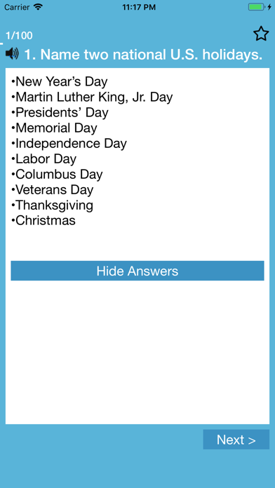 US Citizenship Test 2026 screenshot 3