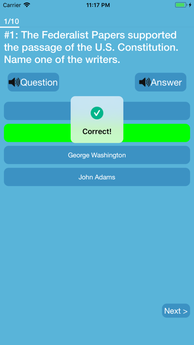 US Citizenship Test 2026 screenshot 2