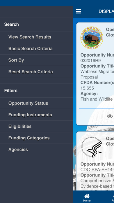 US Government Grants Search screenshot 4