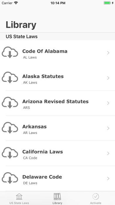 US Laws, State Law Library screenshot 1