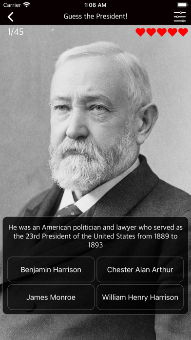 US President Political History screenshot 3