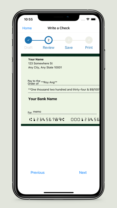 USA Check Writer & Printing screenshot 4