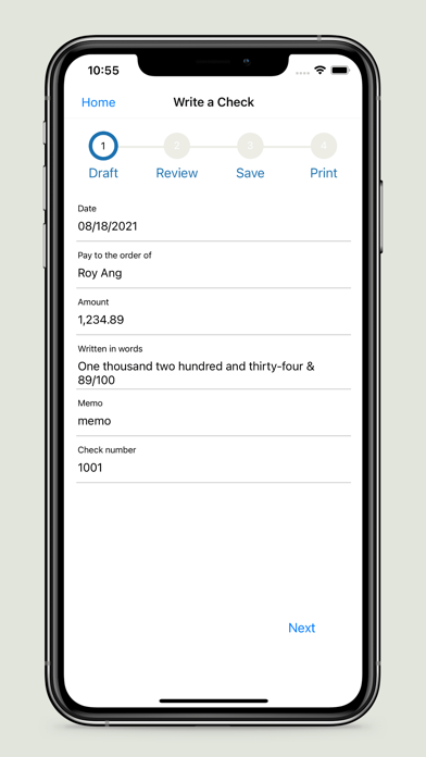 USA Check Writer & Printing screenshot 5
