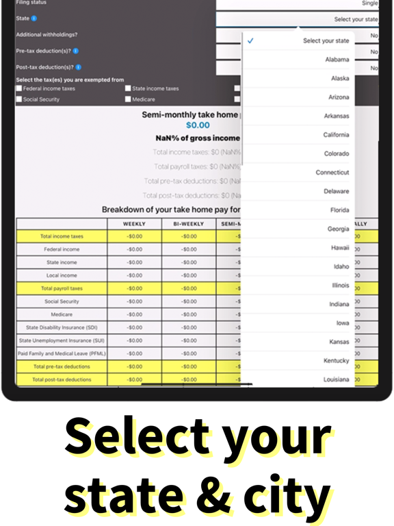 USA Paycheck Calculator screenshot 4