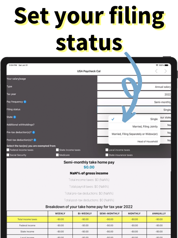 USA Paycheck Calculator screenshot 6