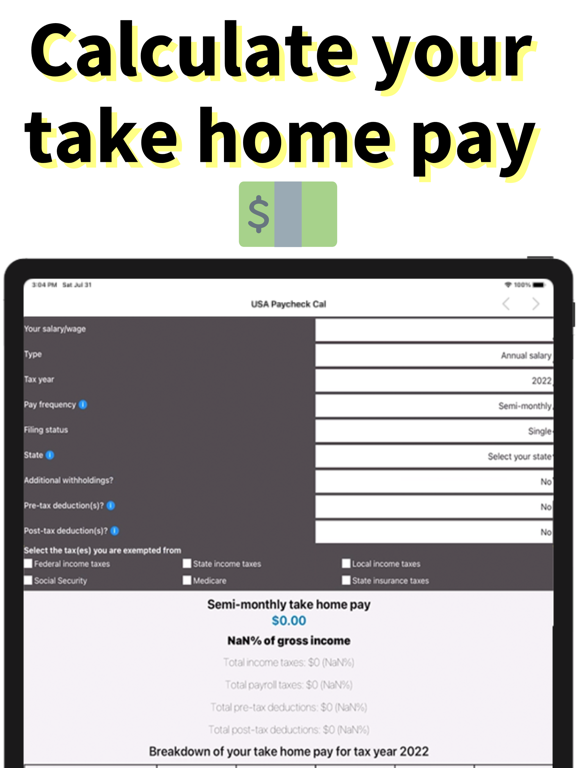 USA Paycheck Calculator screenshot 10