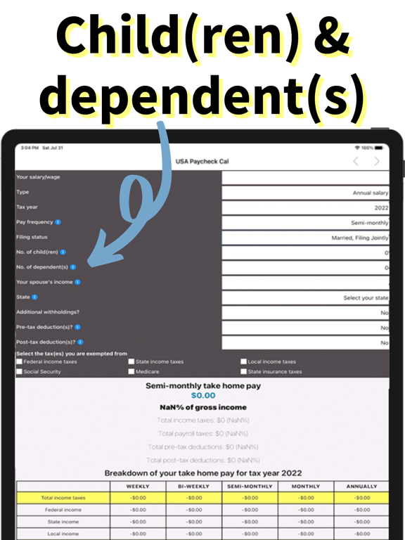 USA Paycheck Calculator screenshot 5