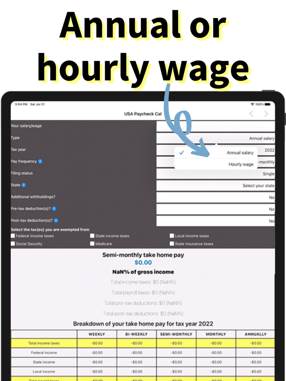 USA Paycheck Calculator screenshot 8
