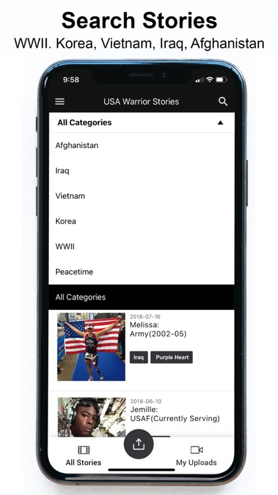 USA Warrior Stories screenshot 1