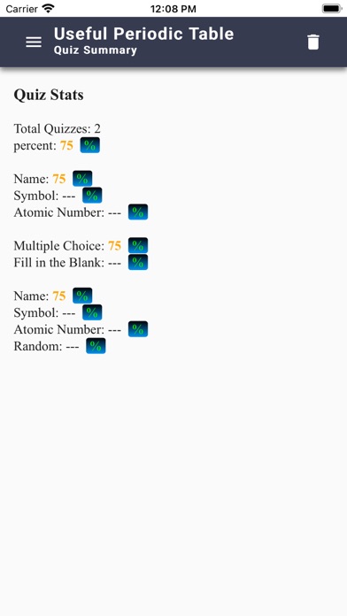 Useful Periodic Table Lite screenshot 1