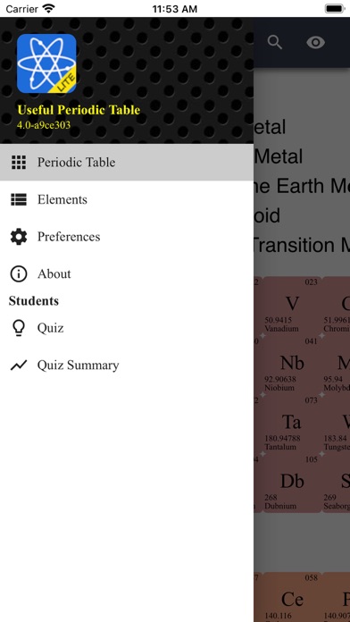 Useful Periodic Table Lite screenshot 5