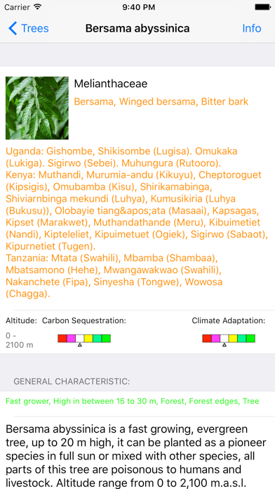 Useful Trees of East Africa screenshot 2