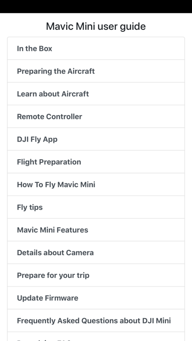 User guide for Mavic Mini screenshot 2
