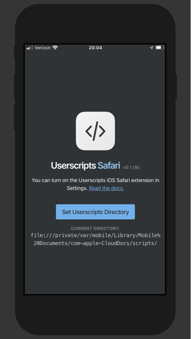 Userscripts screenshot 1