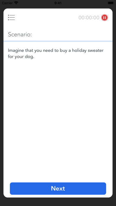 UserTesting screenshot 2