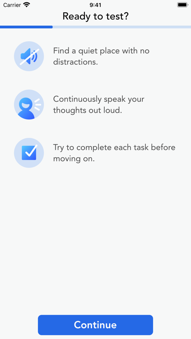 UserTesting screenshot 4