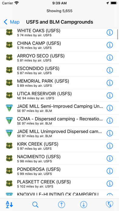 USFS & BLM Campgrounds screenshot 2