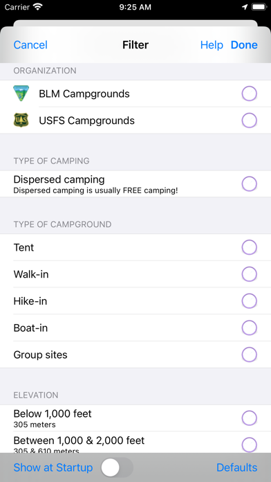 USFS & BLM Campgrounds screenshot 1
