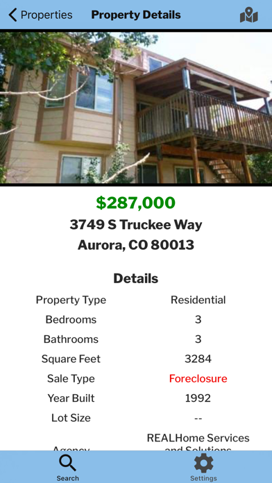 USHUD Foreclosure Home Search screenshot 4