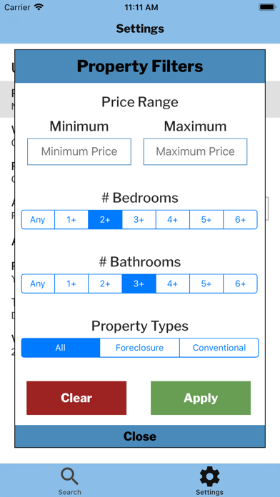 USHUD Foreclosure Home Search screenshot 1