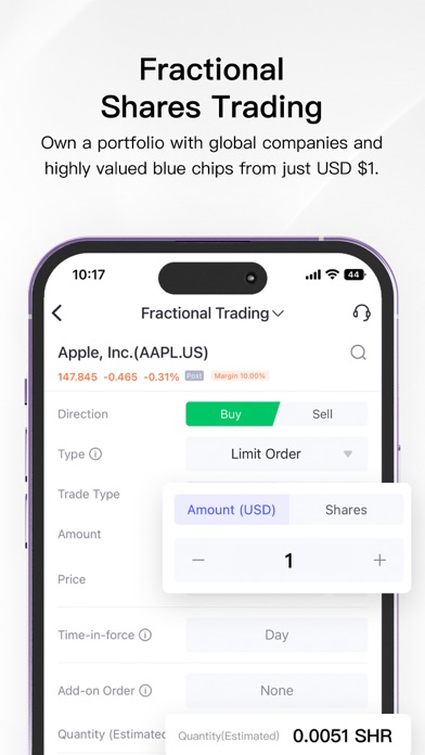 uSMART SG:Trade Stocks&Options screenshot 1