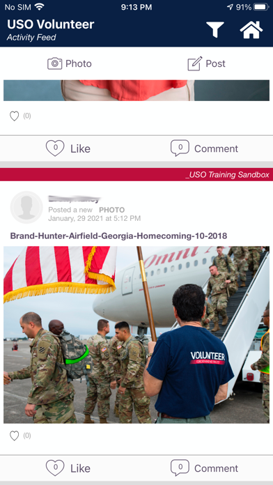 USO Volunteer Community screenshot 3