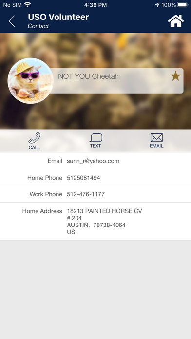 USO Volunteer Community screenshot 1