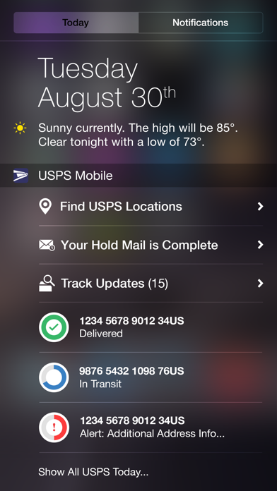 USPS Mobile® screenshot 1