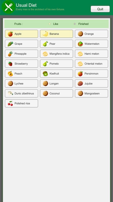 Usual Diet screenshot 2