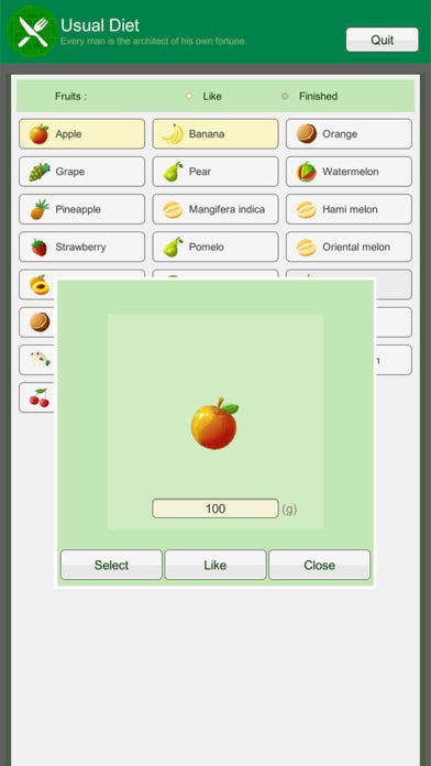Usual Diet screenshot 1