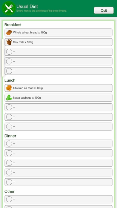Usual Diet screenshot 4