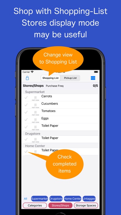 Usual Shopping List screenshot 1