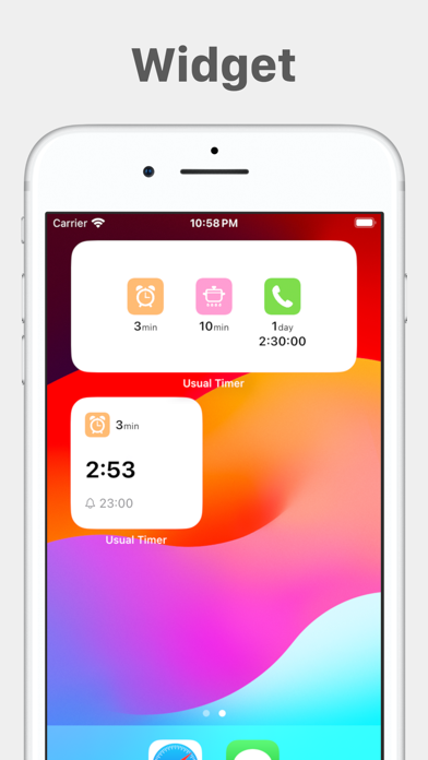 Usual Timer for Widget screenshot 3