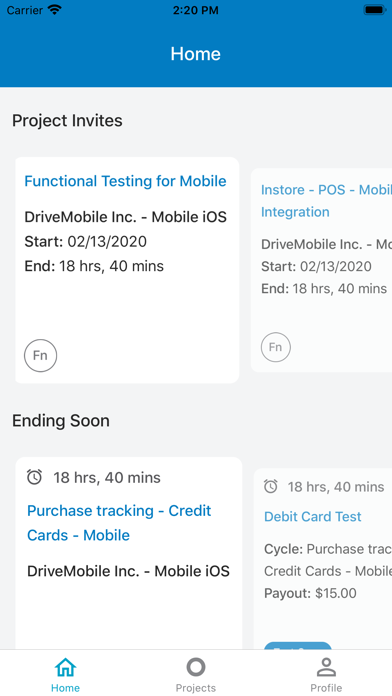 uTest screenshot 4
