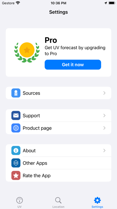 UV Index - Sun rays screenshot 1