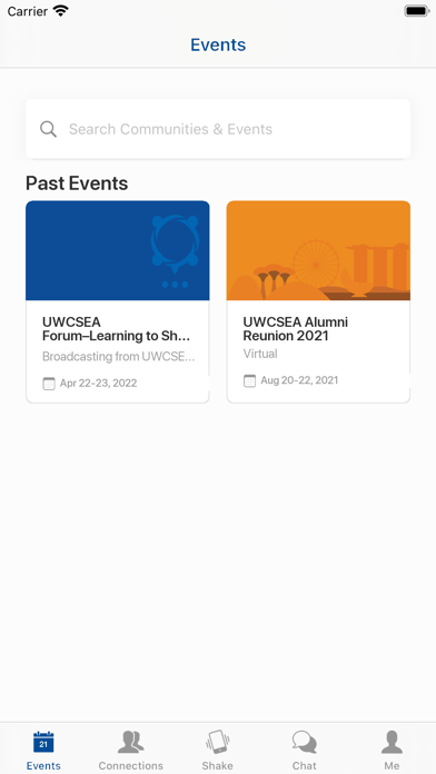 UWCSEA Events screenshot 3