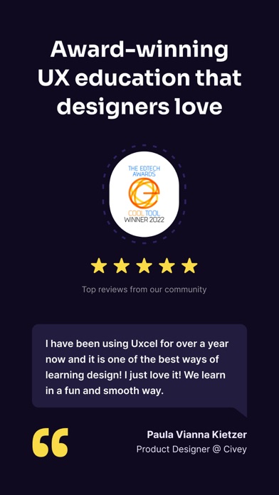 Uxcel: Learn UX design, PM, AI screenshot 1