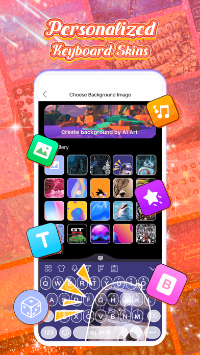 V Keyboard - DIY Themes, Fonts screenshot 6