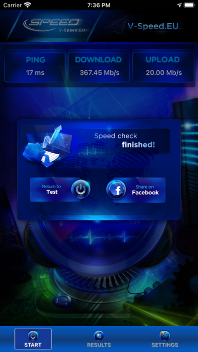 V-SPEED Speed Test screenshot 3