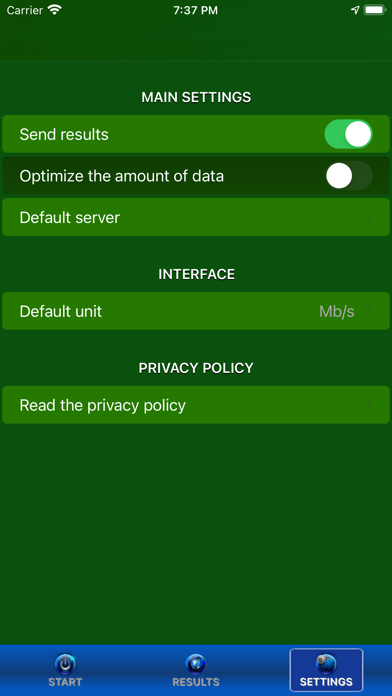 V-SPEED Speed Test screenshot 1