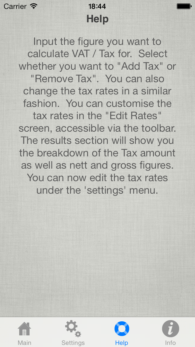 V.A.T. Calculator screenshot 2