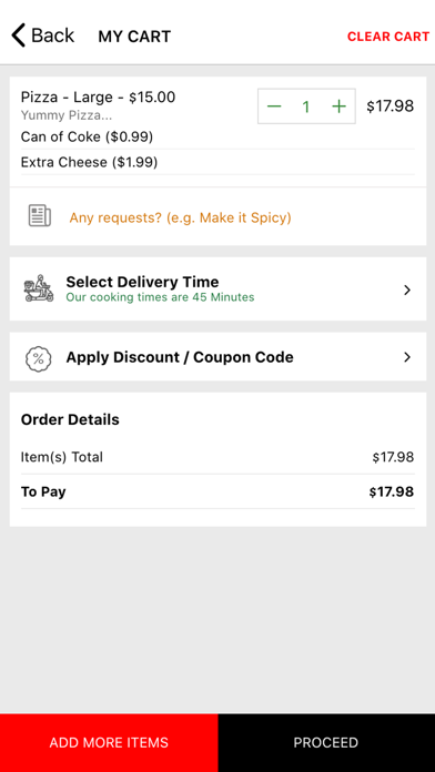 V1 Restaurant and Takeaway screenshot 1