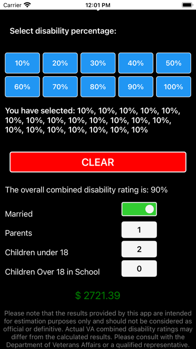 VA Disability Compensation screenshot 2