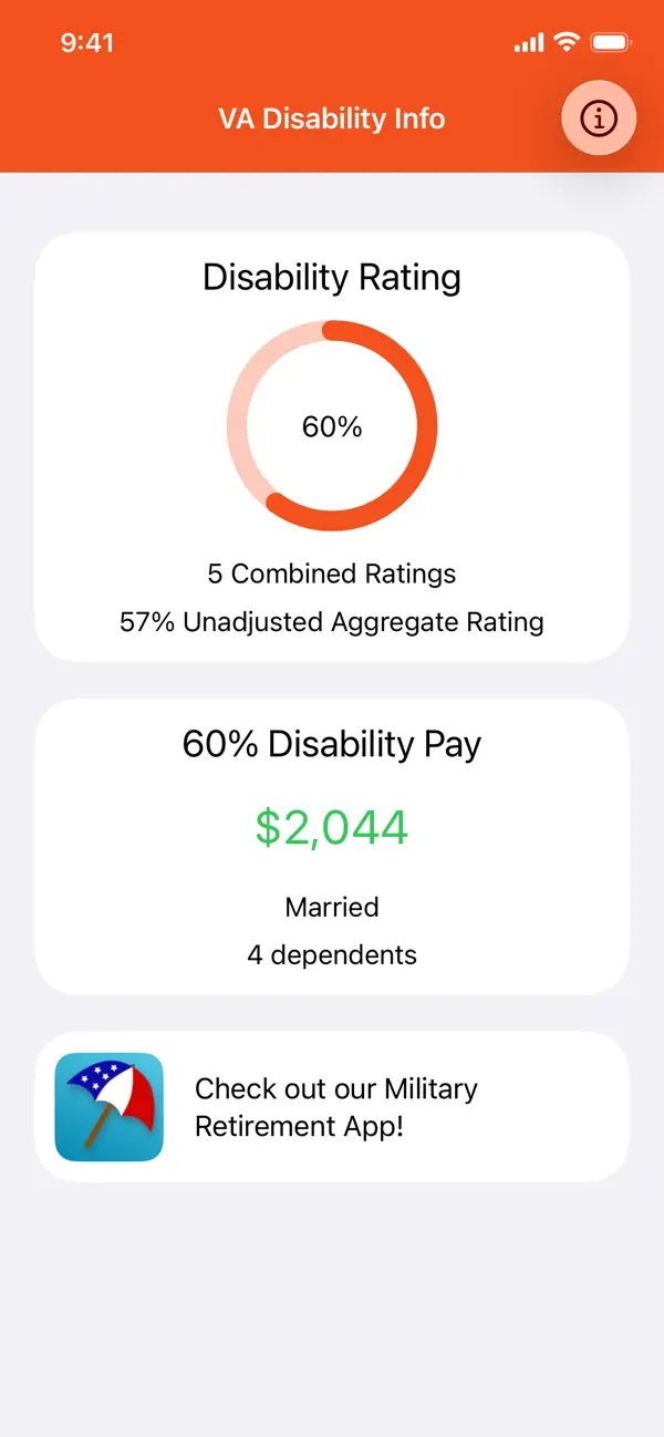 VA Disability Pay screenshot 1