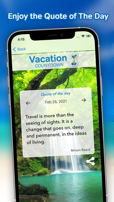 Vacation Countdown App screenshot 2